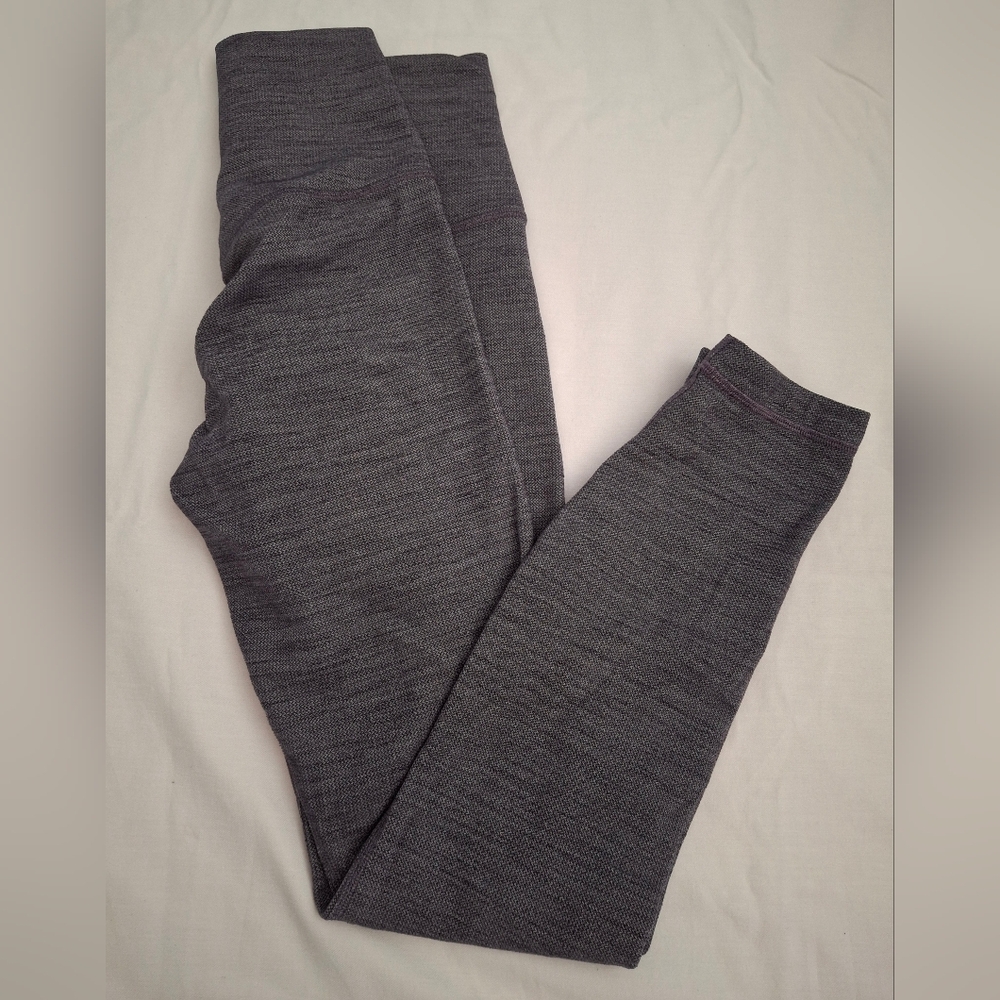 Lululemon Kid's,Gray High-Waisted Leggings - Picture 4 of 6